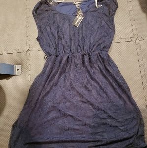 Navy Lace Dress